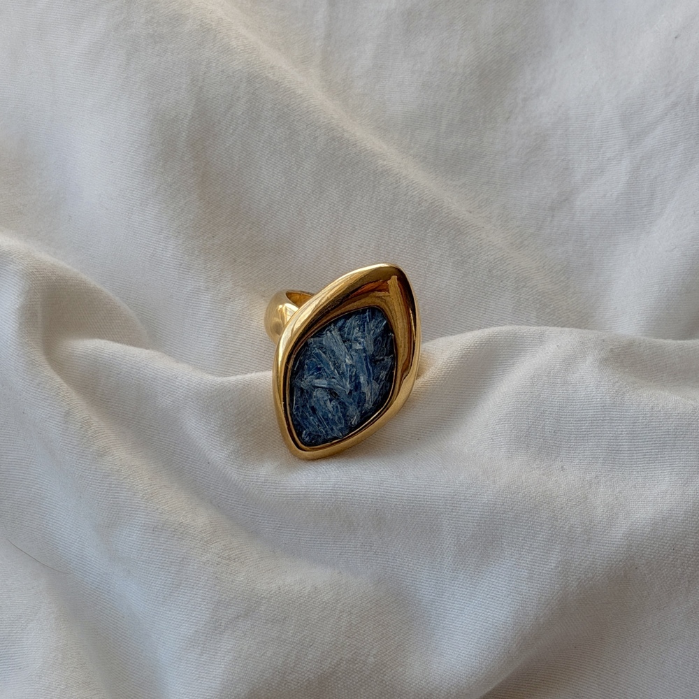 Fragments Ring - 18k Gold Plated - Kyanite